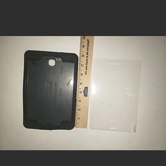 : * Samsung Galaxy  Tab A 8.0 shockproof T350 Stand Case & tempered clear glass - Picture 4 of 8